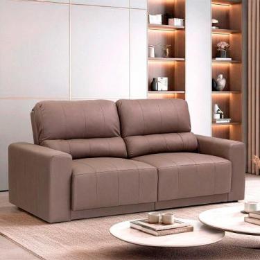Imagem de Sofá Reclinável e Retrátil 3 Lugares Herval Moove, Veludo Cappuccino, 