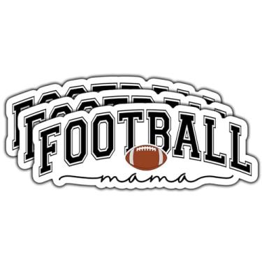 Imagem de (3 peças) Adesivo de Mamãe de Futebol Fofo Vinil Impermeável Decalque para Mães Orgulhosas - Presente de Amor Dia de Jogo para Livros Laptops Telefone Garrafas de Água Copo Kindle 3 Polegadas