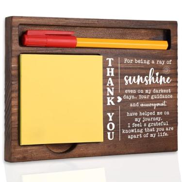 Imagem de Organizador de mesa de agradecimento, presente para professores, enfermeiros, orientações de apoio ao encorajamento, perfeito para despedida de aniversário, aposentadoria, material de escritório