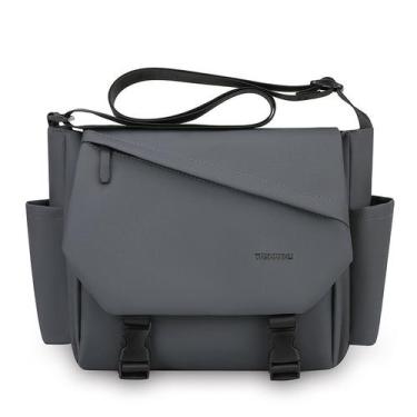 Imagem de Bolsa Messenger, bolsa tiracolo de ombro em couro impermeável - Yiweis