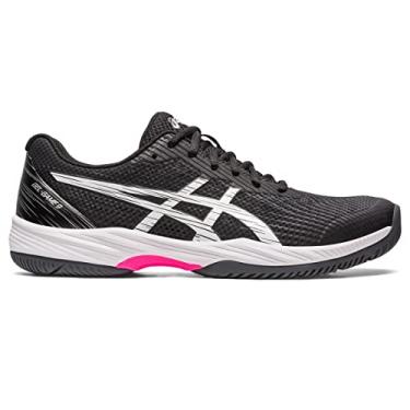 Imagem de ASICS Men's Gel-Game 9 Tennis Shoes, 6, Black/HOT Pink
