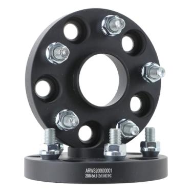 Imagem de VibeUp Adaptadores de roda de 20 mm 5 x 4,5 M12 x 1,5 60,1, espaçadores de roda com 5 terminais para Lexus ES250 21-23, Lexus ES300h 13-23, Lexus ES350 07-23, Toyota Corolla Cross 22-23, Lexus NX300