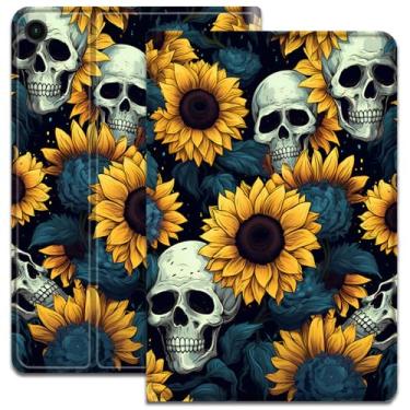 Imagem de Capa para Samsung Galaxy Tab A9+/A9 Plus 5G 11 polegadas 2023 2024 (SM-X210/X216/X218), suporte dobrável ajustável e despertar/hibernar automático, capa inteligente de proteção à prova de choque,