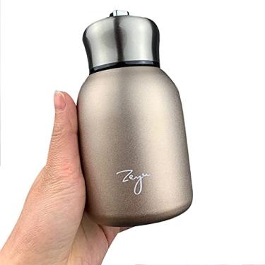 Imagem de Garrafa térmica portátil moderna à prova de vazamentos água leve aço inoxidável para homens mulheres casa escritório escola