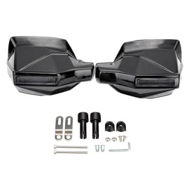 Imagem de Protetores de mão de motocicleta - protetores de mão para motos de neve, capa de para-brisa de guidão à prova d'água para quadriciclo andar de rua em todos os climas