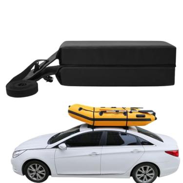 Imagem de Suporte de prancha de surfe para teto de carro | Almofadas macias para trailers | Acessório de armazenamento externo com absorção de choque para veículos automotivos e caminhões sedan