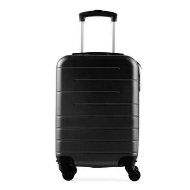 Imagem de Mala de Bordo PP 8 Kg ABS 4 Rodas 18,5" Downtown Preta - Travelcross, 