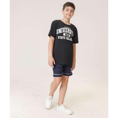 Imagem de Bermuda Juvenil Esportiva MR Tam 10 a 16-08237, Azul, 10