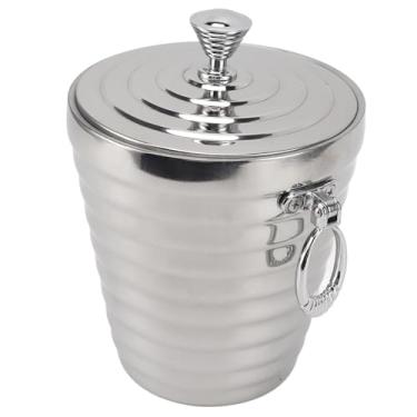Imagem de Acouto Balde de Gelo de Parede Dupla de Aço Inoxidável de Grande Capacidade Com Tampa, Pinça e Filtro - Armazenamento Perfeito de Vinho, Champanhe e Bebidas Em Festas - e Limpeza Sem Esforço (#11)
