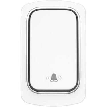 Imagem de Campainha Residencial Dupla Sem Fio e Sem Bateria 38 Toques (Branco)