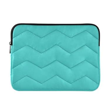 Imagem de STAYTOP Capa para laptop macia e resistente a impactos cor azul-petróleo, bolsa protetora para notebook de 13 a 14 polegadas