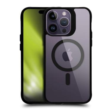 Imagem de Head Case Designs Capa protetora preta à prova de choque [proteção de grau militar] compatível com Apple iPhone 14 Pro Max e compatível com MagSafe