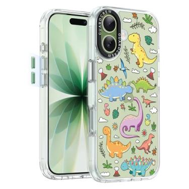 Imagem de GuardCrew Capa para iPhone 17, [proteção contra quedas de grau militar de 3,5 m à prova de colisão] [antiamarelamento e anti-descasca] Capa de telefone fina transparente à prova de choque TPU para