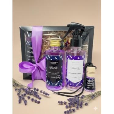 Imagem de KIT AROMATIZADOR + HOME SPRAY + CHEIRINHO PARA CARRO (LAVANDA LUNAR)