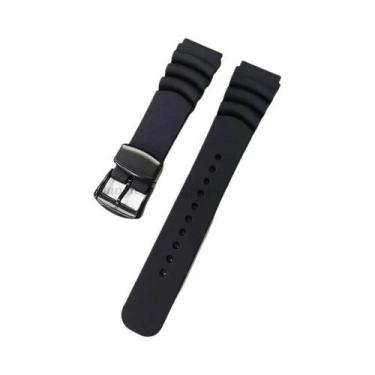Imagem de Pulseira De Silicone De 20mm 22mm Para Relógio SEIKO SKX007 009, Pulse