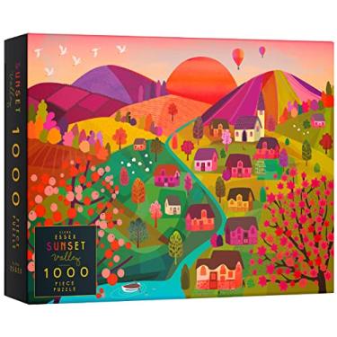 Imagem de Elena Essex Quebra-cabeça de 1000 peças para adultos - Sunset Valley/Puzzle/Quebra-cabeças 1000 peças para adultos/paisagem campo outono inverno aconchegante quebra-cabeça/quebra-cabeças tamanho 70 x