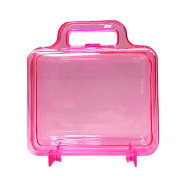 Imagem de Kit 15 Maletinha Em Acrílico Para Lembrancinha De Festa Aniversário Doces (Pink)