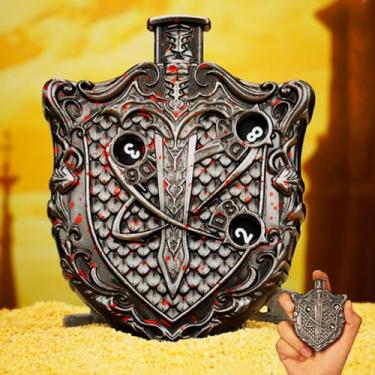 Imagem de Unique Roulette Dice 3.0 Spinner Dice 7-in-1 Metal DND Dice Set for Tabletop RPG Dice Fidget Spinning for Role Playing Dice DND Dice Sets Balanced and Fair Made from Zinc Alloy