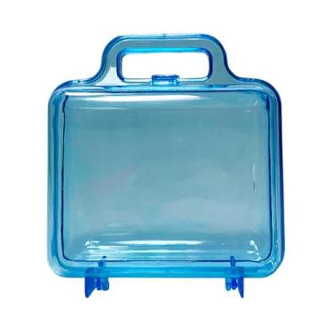Imagem de Kit 15 Maletinha Em Acrílico Para Lembrancinha De Festa Aniversário Doces (Azul)
