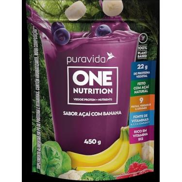 Imagem de One Vegan Nutrition Protein + Nutrientes Sabor Açai com Banana de 450g-Pura Vida