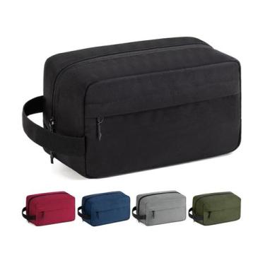 Imagem de Bolsa de higiene de viagem Vorspack para homens resistente à água, gra