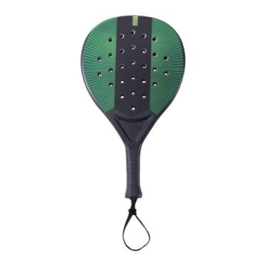 Imagem de UGPLM Raquete de Padel, Raquete de Tênis de Praia para Treinamento, Divertida, com Bolsa de Armazenamento, Antiderrapante, Leve, Profissional, Verde Escuro