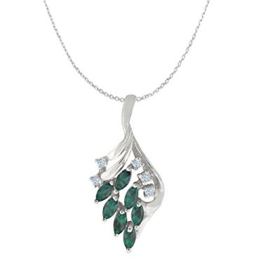 Imagem de Pingentes de Alexandrita | Colar de pingente de diamante de Alexandrita que muda de cor natural Designed by Ellen em ouro 14k, Pedra, Alexandrita