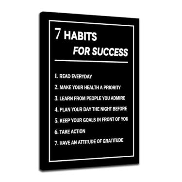 Imagem de Pintura inspiradora de pôster de arte de parede com citações motivacionais de empreendedor, arte impressa em tela, imagem inspiradora, decoração de parede para decoração de casa, escritório, sala de