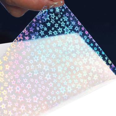 Imagem de Livelynine 15,8 x 394 papel de contato transparente brilhante descascar e colar, folhas de laminação holográfica, papel de contato autoadesivo para livros, gaveta, forro, protetor de parede, brilhante