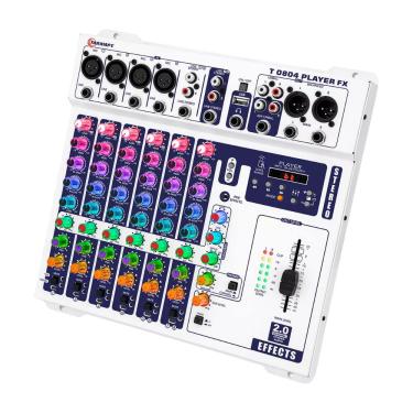 Imagem de Mesa de Som T0804 8 Canais com Player Stereo Fx