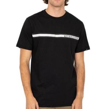 Imagem de Camiseta Quiksilver Bait Stripe SM26 Masculina-Masculino