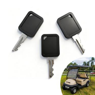 Imagem de BESTJKM Chave de substituição para carrinho de golfe Club Car 1A, 1B e 1C, substituição 105068002 e 101974701, Carryall 300 500 510 550 700 710 (2014-atual)
