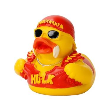 Imagem de OYL Estátua colecionável de pato de resina de luta livre, estatueta de desenho animado para fãs de luta livre, decoração de mesa de escritório em casa