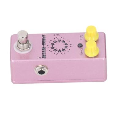 Imagem de aqxreight Pedal de Efeito de Reverberação de Primavera/4 Polegadas Mono Mix Dwell Knob Pedal de Efeito de Guitarra de Baixo Ruído, Fornecendo Cha de de Reverberação de PrimaveraPedal de de