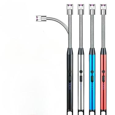 Imagem de Acendedor De Fogão Isqueiro Eletrico Fogão Churrasqueira Vela Original Recarregavel USB (azul,1)