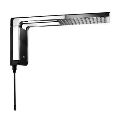 Imagem de Chuveiro Lorenzetti Acqua Storm Preto/Cromado, 220V