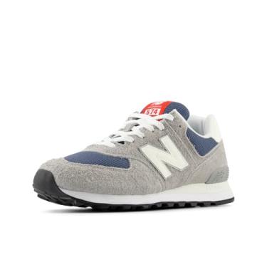 Imagem de New Balance Tênis unissex adulto 574 V2 All Day, Cinza escuro/sal marinho, 10.5 Wide Women/9 Men