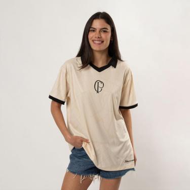 Imagem de Camiseta Polo Oversized Corinthians 115 Anos Feminina-Feminino