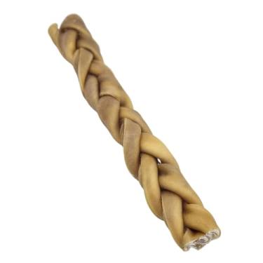 Imagem de Trança Bovina Desidratada SEM PELO - Modedor Natural para Cães - Natuka (Média)