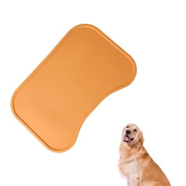 Imagem de Tapete de Tigela para Cães, Tapete de Silicone Antiderrapante para Animais Degua, Tapete de Alimentação para Cães Pequenos, Gatos, Filhotes Essenciais, Mantenha O Chão Seco e Limpo