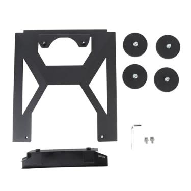 Imagem de Cocoarm Mini Retangular Satélite Montagem No Teto do Carro Suporte de Liga de Alumínio Ajustável para Rv Barco van Com Base Magnética de Liberação Rápida