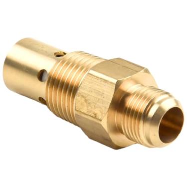 Imagem de Compressor de ar G3/20.3 cm rosca de tubo NPT macho G1/5.1 cm rosca de compressão válvula de retenção latão peça de substituição de 1 via