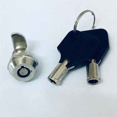 Imagem de Fechadura tubular de gaveta para casa itens importantes de segurança cilindro porta caixa de correio ferramenta de armário com 2 chaves MS102 1 peça