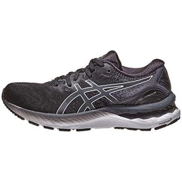 Imagem de ASICS Women's Gel-Nimbus 23 Knit Running Shoes, 8.5M, Sheet Rock/Black