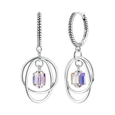 Imagem de Brincos De Argola Em Prata Esterlina 925 Com Design De Vaga-lume, Joia