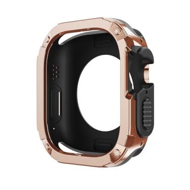 Imagem de IENYU Capa 2 em 1 para Apple Watch Series 8/7/SE/6/5/4 Ultra 41 mm, 45 mm, 40 mm, 44 mm, 49 mm, TPU (poliuretano termoplástico, 40 mm)