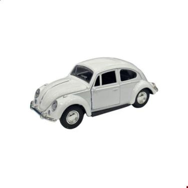 Imagem de Miniatura Fusca Retrô 12 cm  Carro de Fricção Clássico - Toy King, Fus