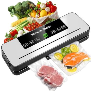 Imagem de 110-220 V Embalagem a Vácuo Portátil Alimentos, 65 kPa Seladora a Vácuo Automática, Máquina Automática de Selagem a Vácuo, Seladora de Embalagem a Vácuo, Empacotador de Alimentos, Seladora Vacuo