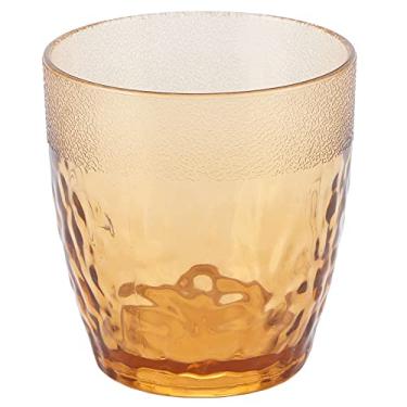 Imagem de GLOGLOW Copo de água Acrílico, Design Inquebrável, Capacidade de 10 Onças, Acabamento Transparente Moderno, Perfeito para Bares e Festas de Restaurantes, Seguro para Máquina de Lavar Louça (Cobre)