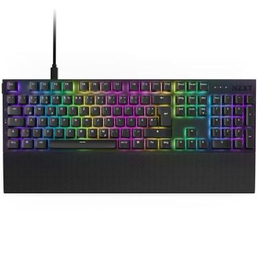 Imagem de Teclado Óptico Gamer NZXT Function 2 Full Size, RBG, USB-C, Layout US, Preto - KB-001NB-US-Unissex